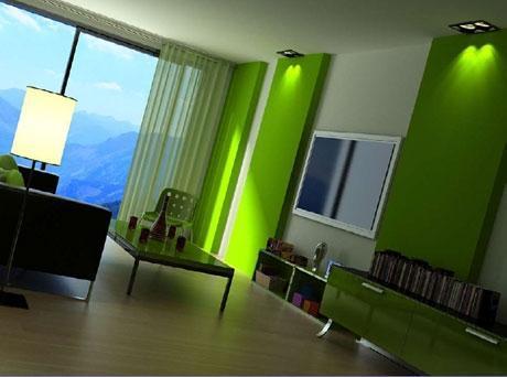 跳跃的色彩：鲜艳色调视听场景3D模型