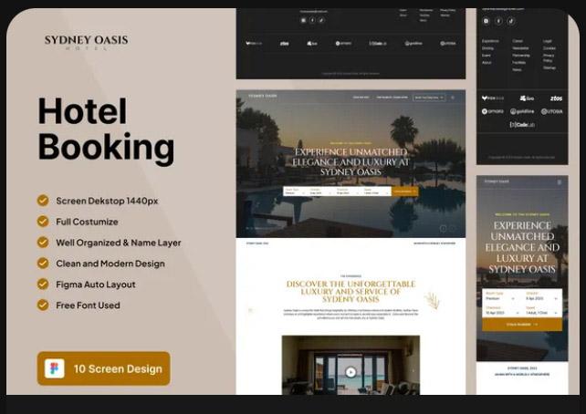 Sydney Oasis Hotel - Websites Template