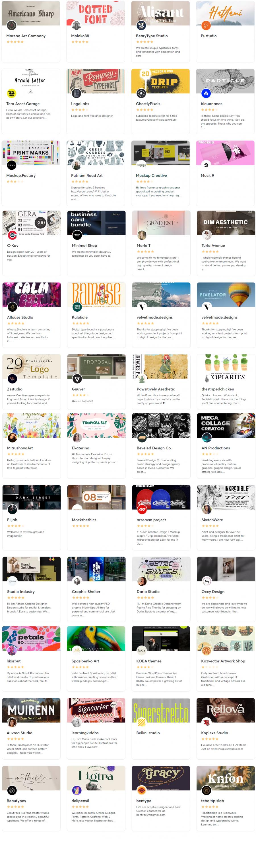 2024年的9月creativemarket.com网站分享价值高达 1000 美元的素材资源打包下载