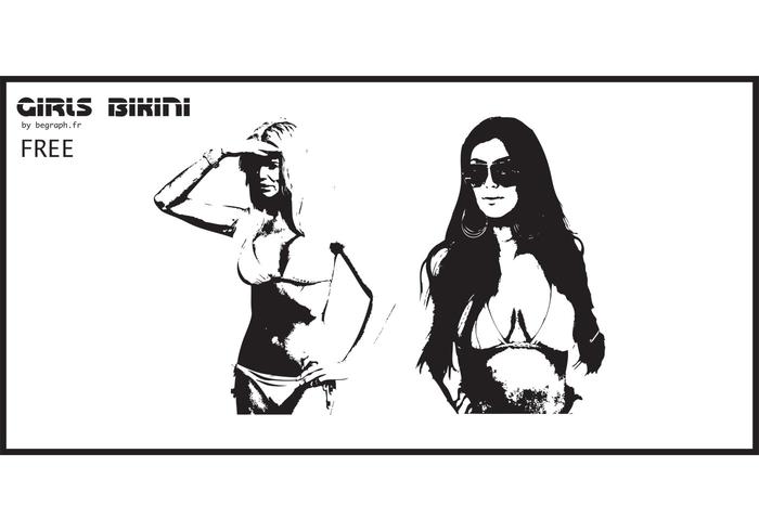 BIKINI女孩载体