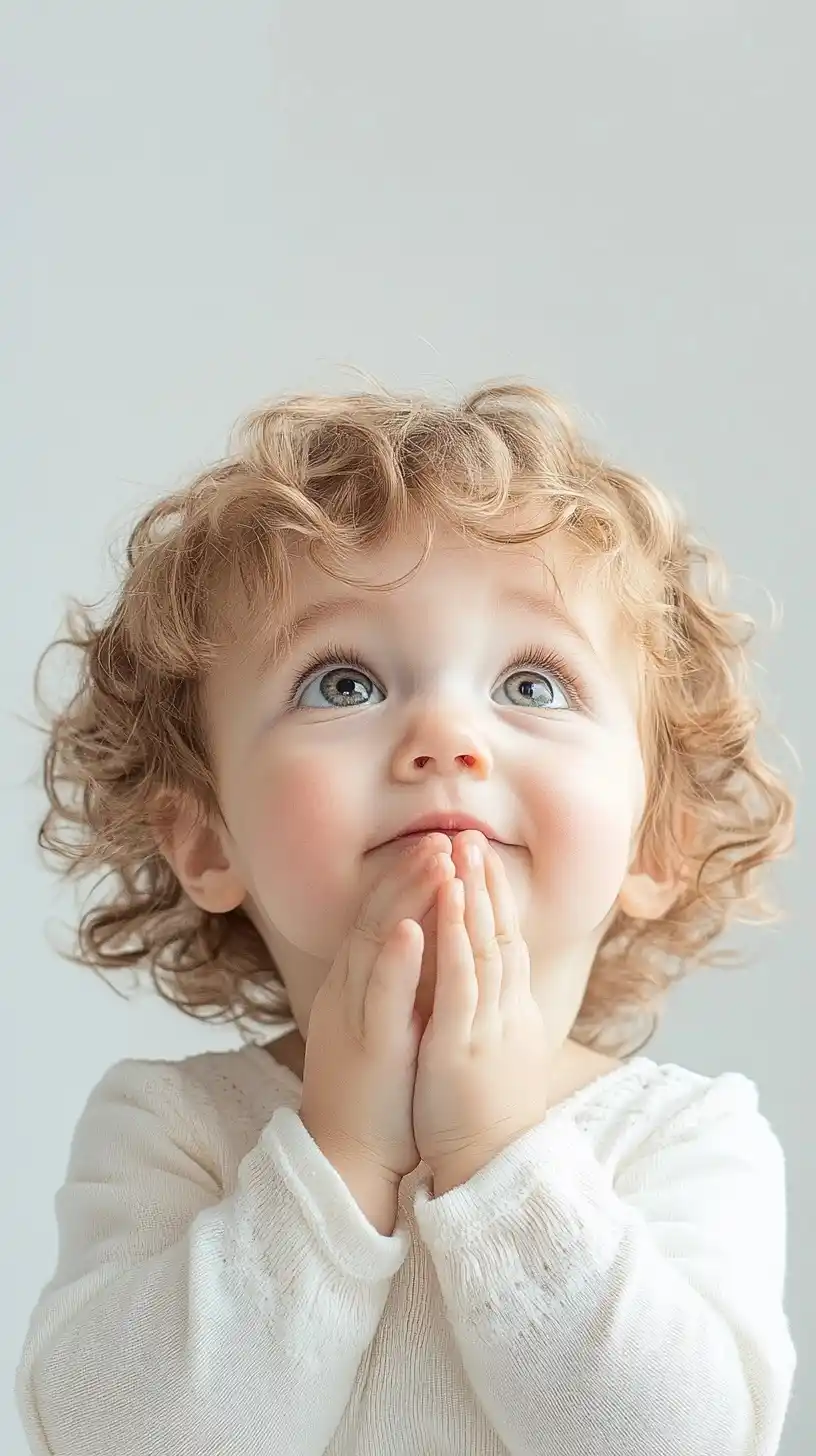 Realistic Child Portrait Studio Midjourney提示词