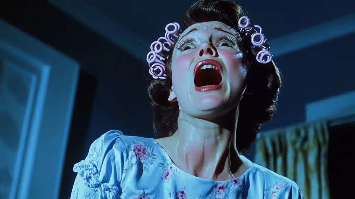 Technicolor Housewife Screaming Midjourney提示词