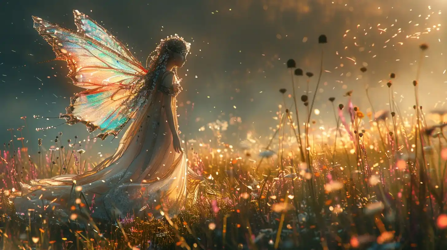 Pastel Pixie Meadow Glow Midjourney提示词
