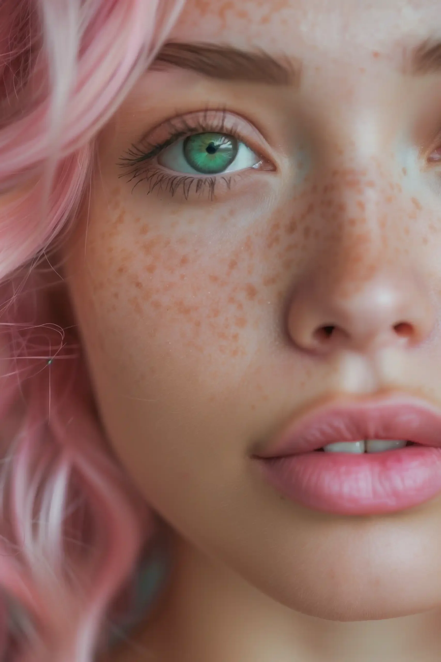Cotton Candy Portrait Raw Midjourney提示词