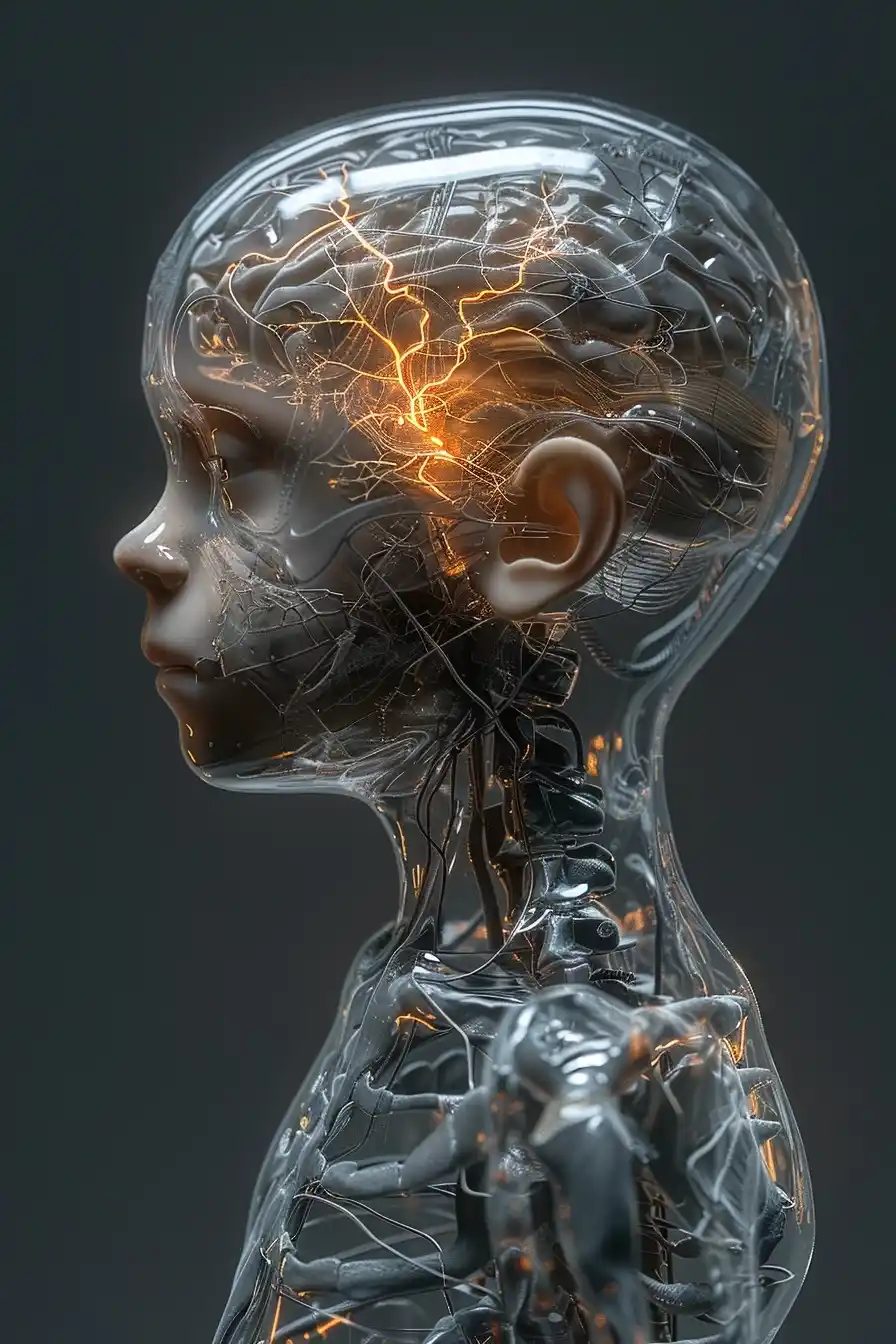 Glassy Child Anatomy Midjourney提示词