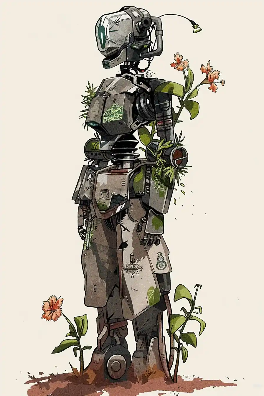 Mechanic Steampunk Sketch Midjourney提示词