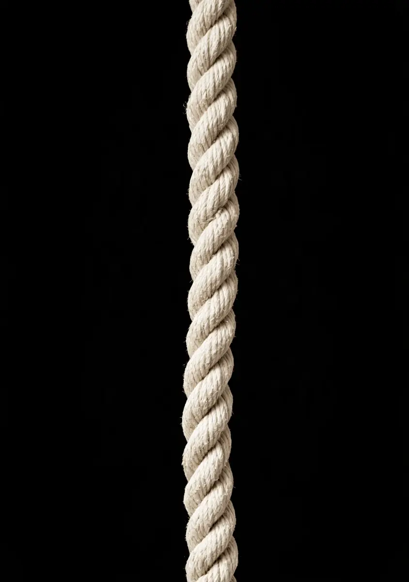Cartoon White Straight Rope Midjourney提示词