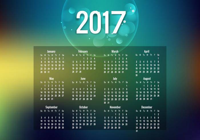 与泡影的2017年日历