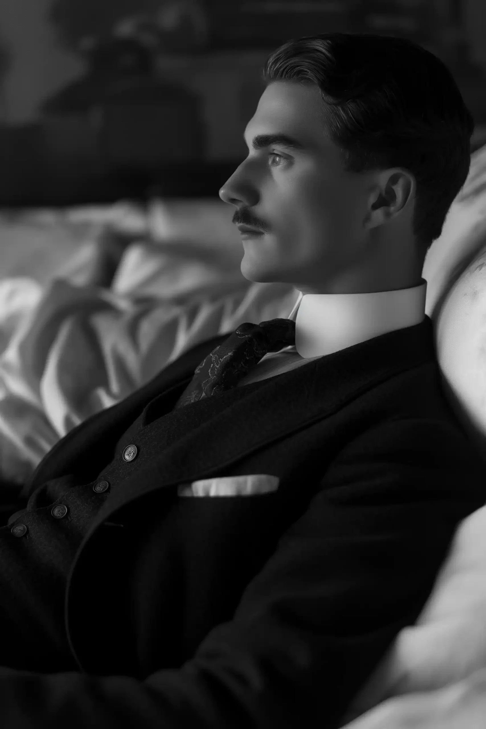 Duke Portrait in 1910 Midjourney 提示词生成效果