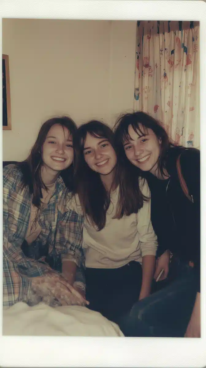 Polaroid of College Girls Midjourney提示词