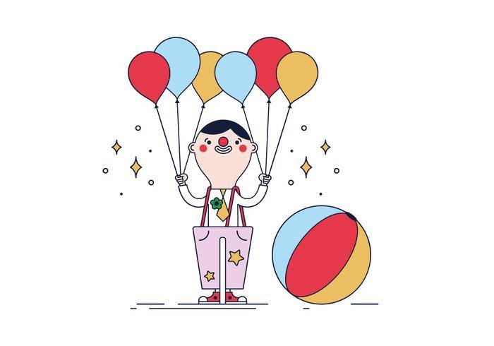 免费的小丑矢量