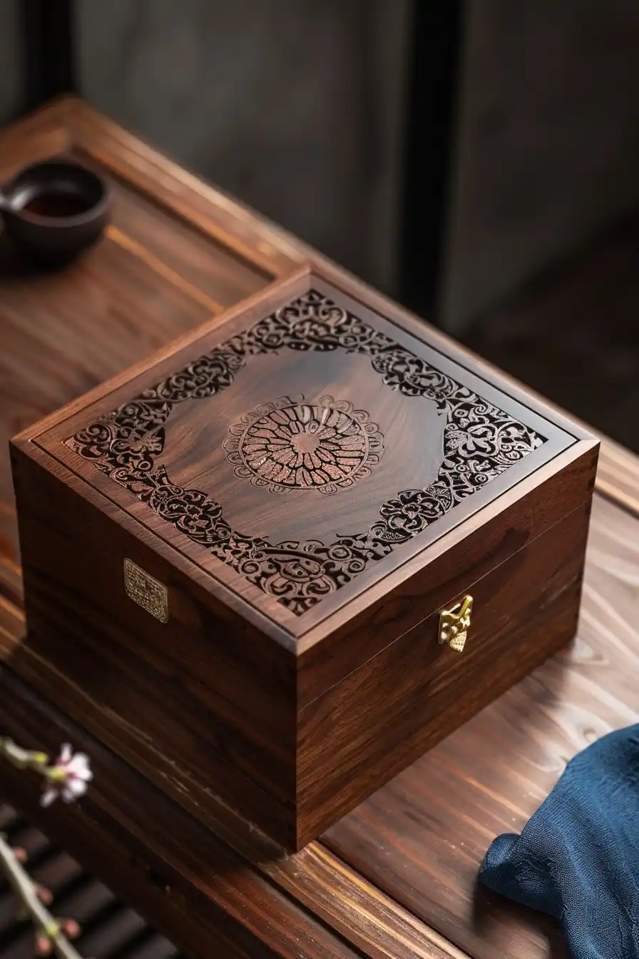 Nordic Tea Gift Box Midjourney提示词