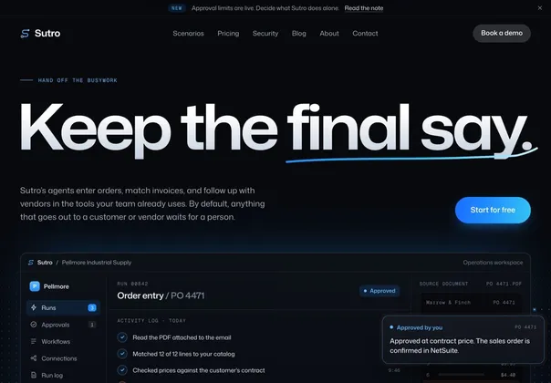 免费AI智能体Framer模板（Sutro），Sutro · Free AI Agent Framer Template