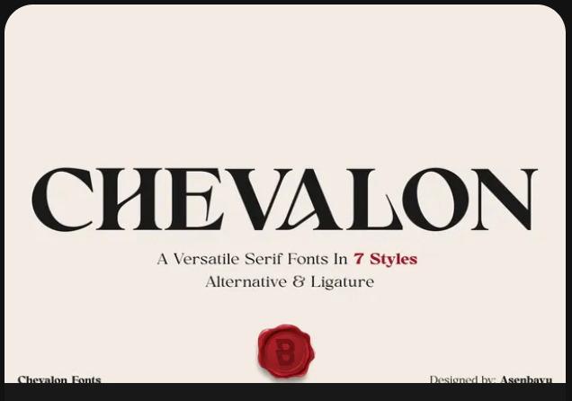 Chevalon Fonts Family