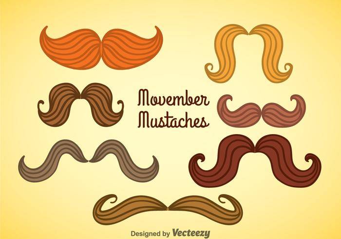 Movember胡子汇集传染媒介