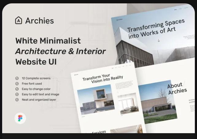 Archies - Minimalist Architecture & Interior Website Design