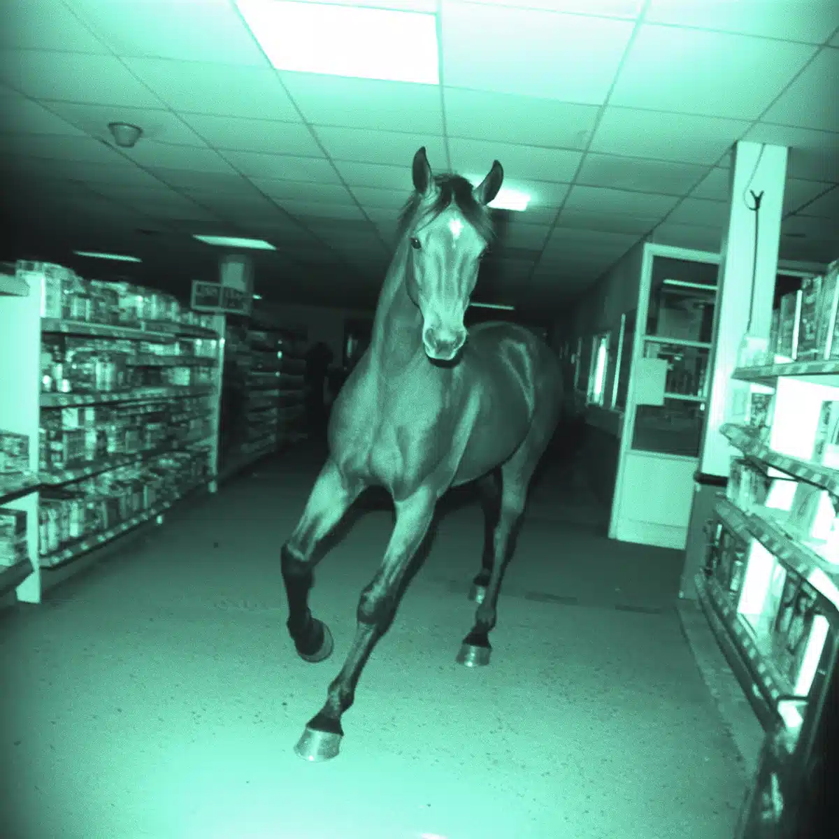 Midnight Horse Grocery Footage Midjourney提示词