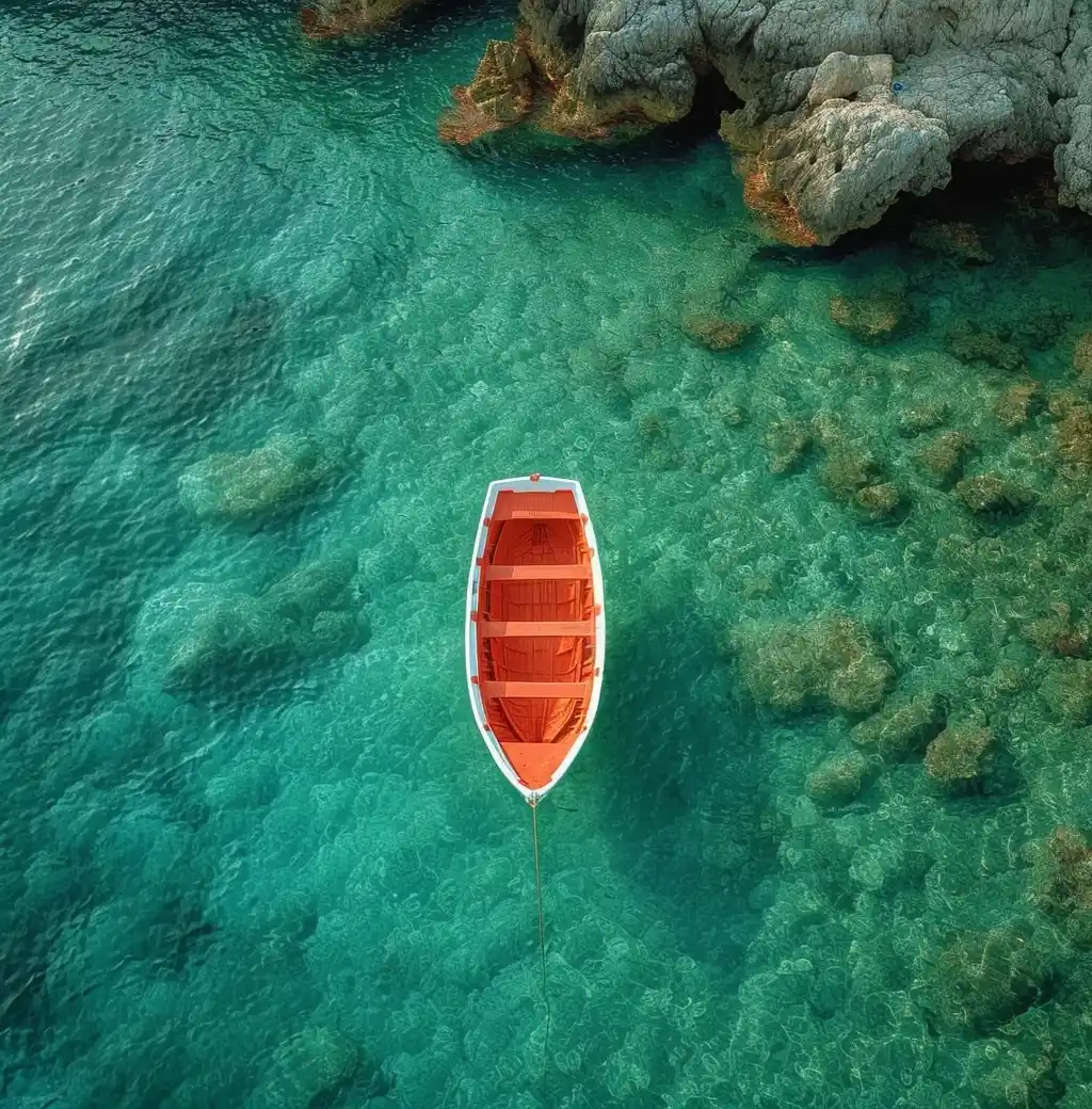Oceanic Boat Agfa Vista Aerial Abstractions Midjourney提示词