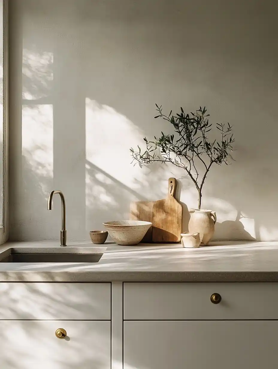 Minimalist Kitchen Design Midjourney提示词