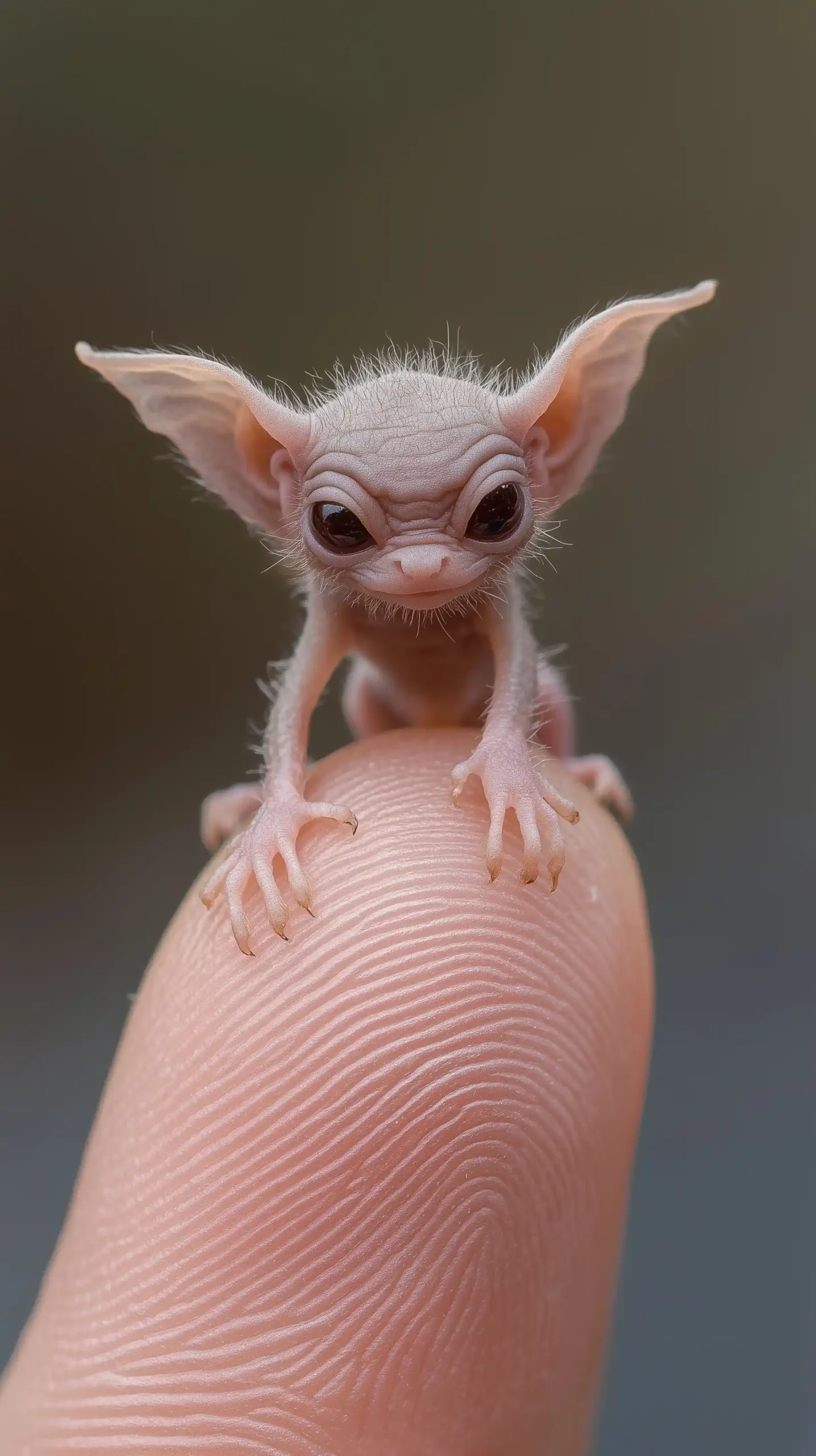 Hyper-Realistic Gremlin on Finger Midjourney提示词