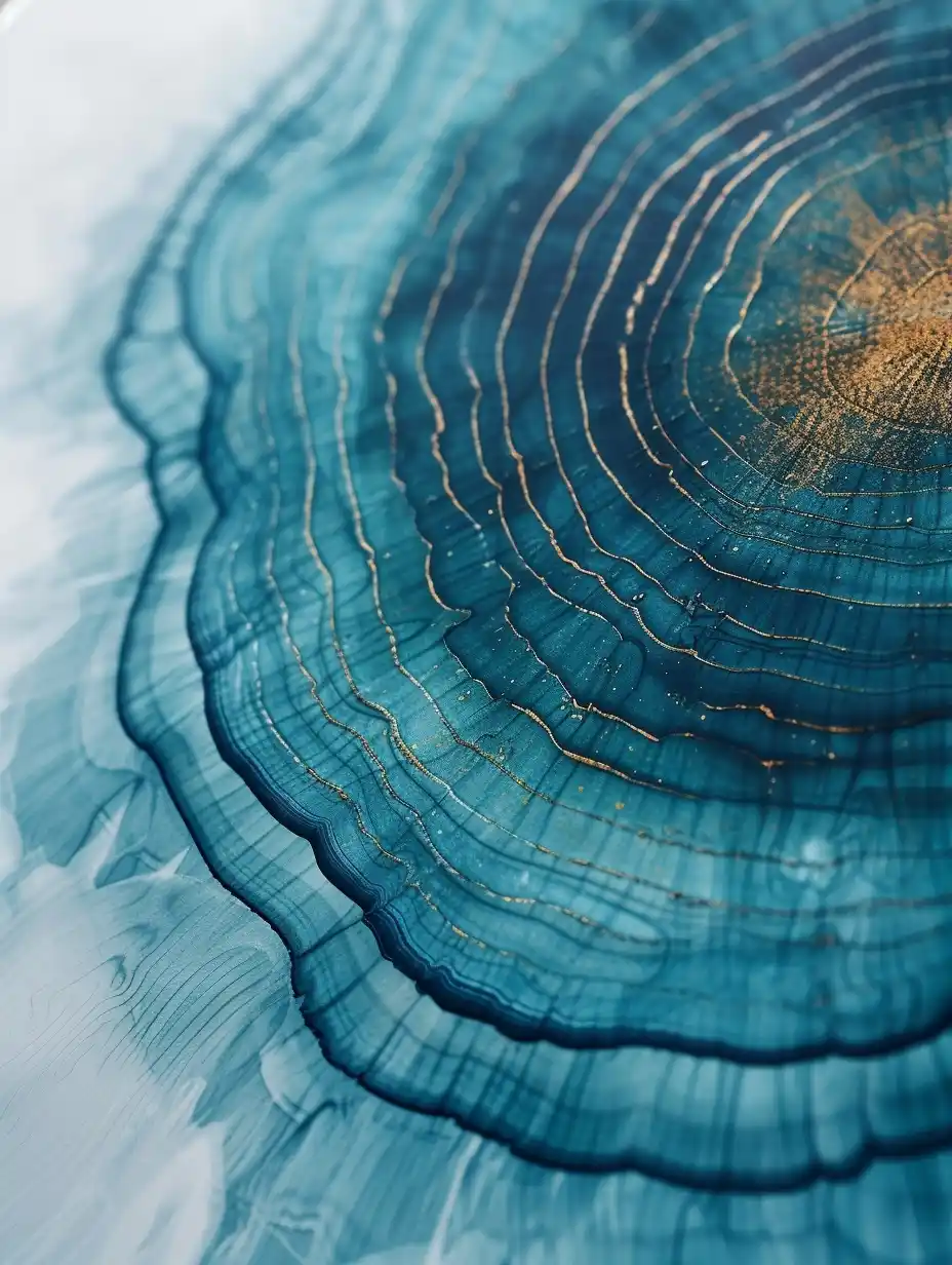 X-ray Tree Rings Aerial Midjourney提示词
