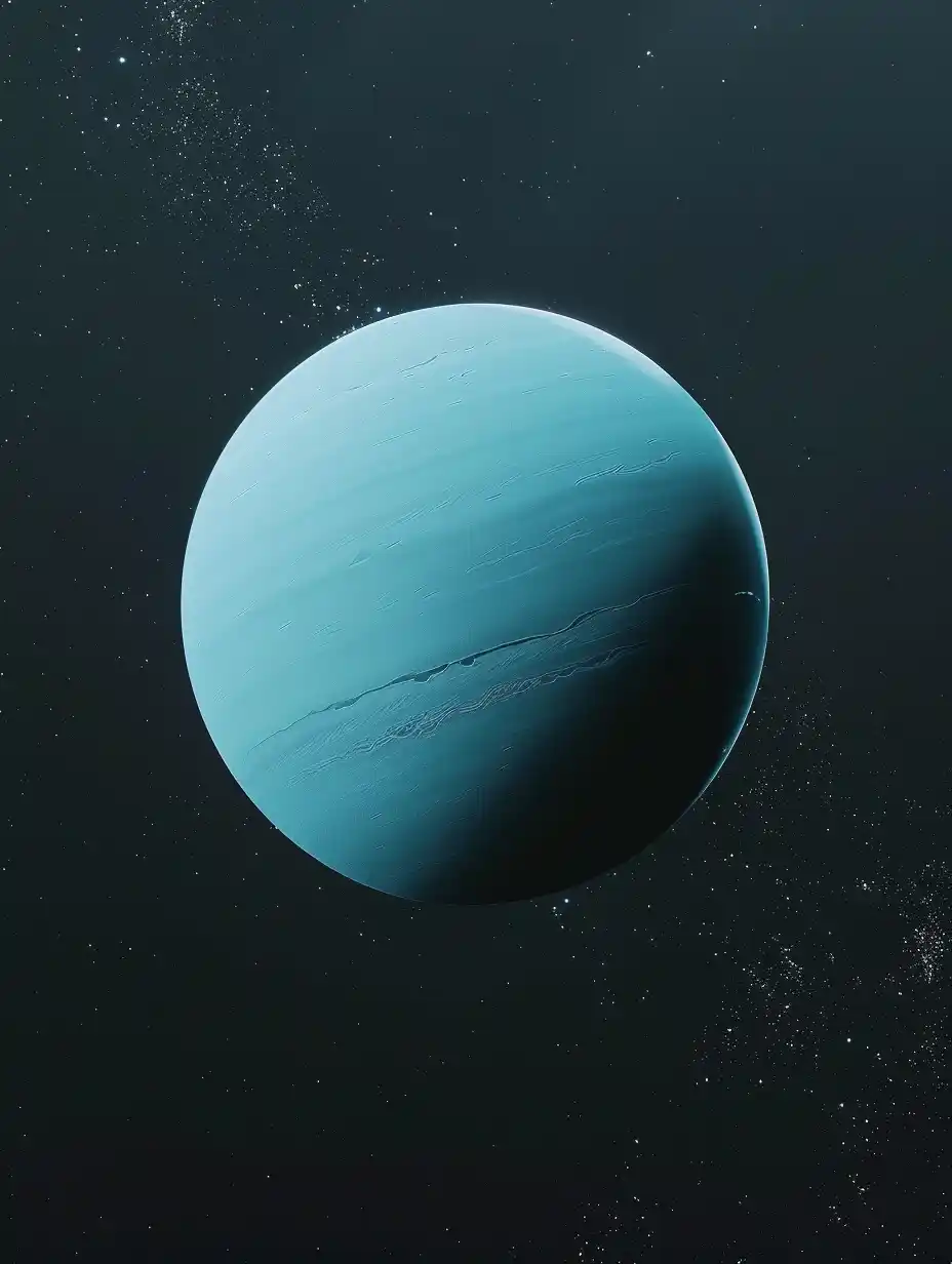 Photorealistic Uranus Planet Midjourney提示词