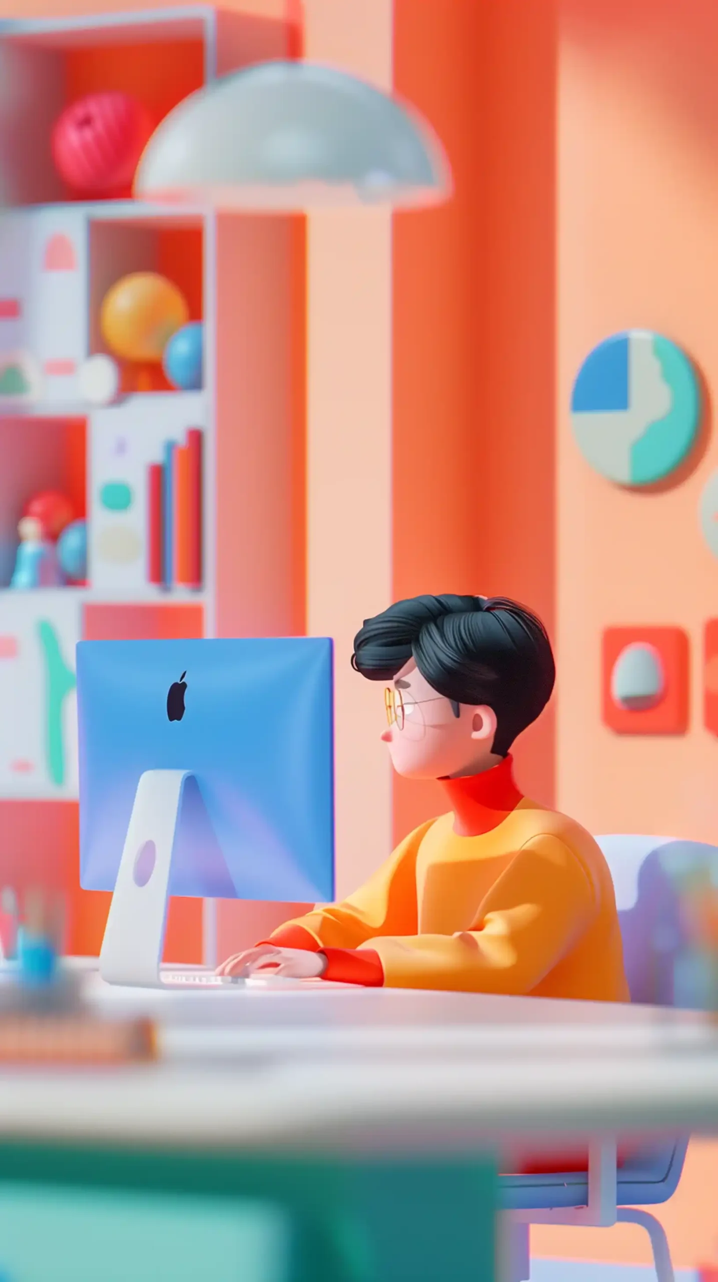 Whimsical 3D Artist Animation Midjourney提示词