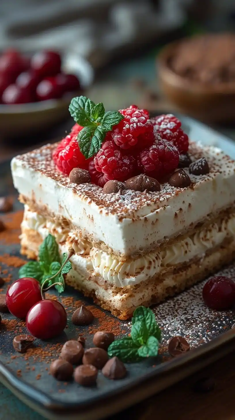 Creative Tiramisu in Kodak 70mm Midjourney提示词