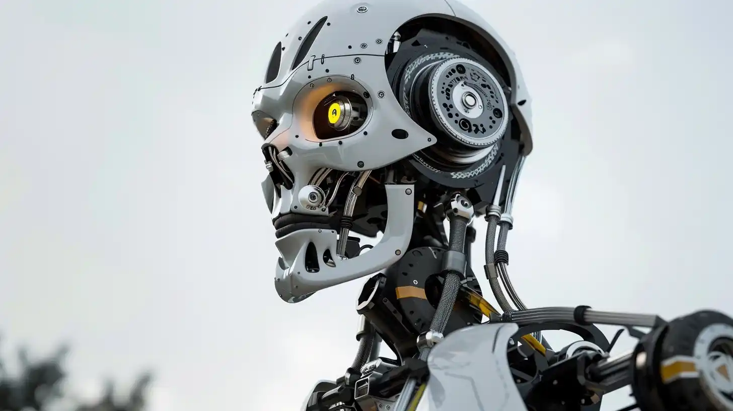 Hazardous Material Handling Robot Midjourney提示词