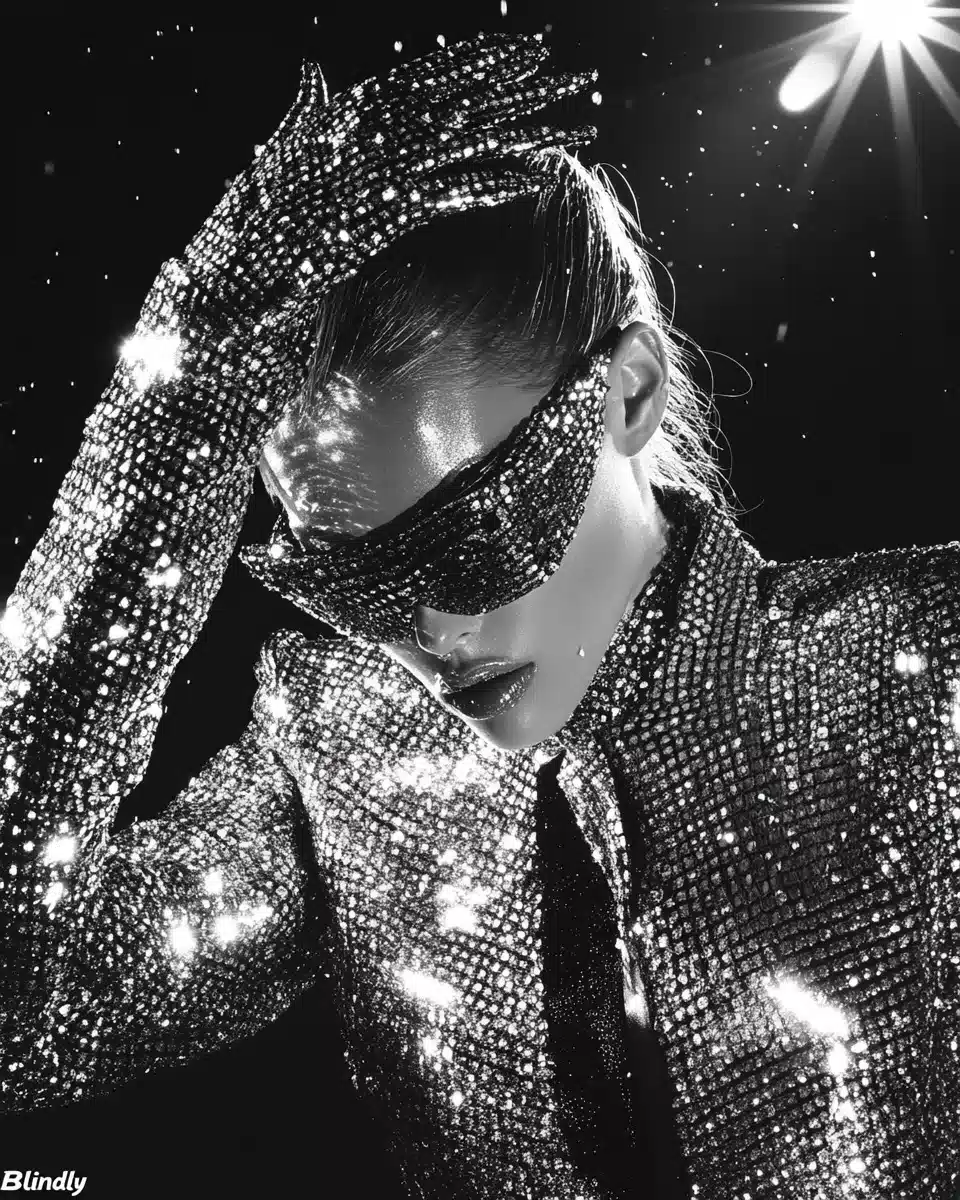 High-Fashion Multi-Exposure Photography Midjourney提示词
