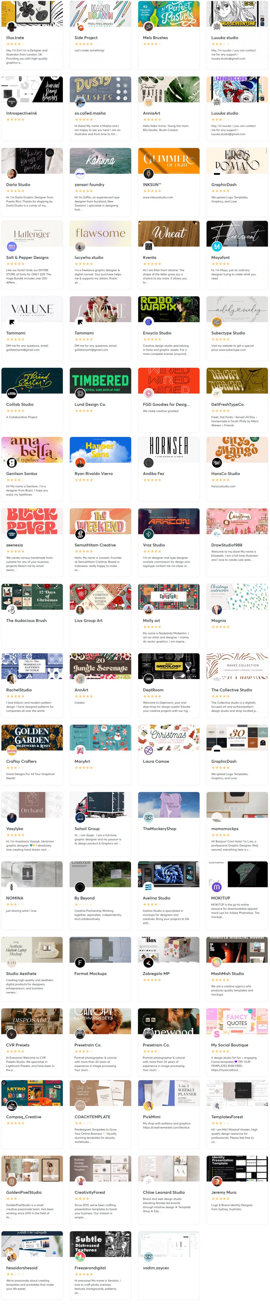 2024年的12月creativemarket.com网站分享价值高达 1000 美元的素材资源打包下载