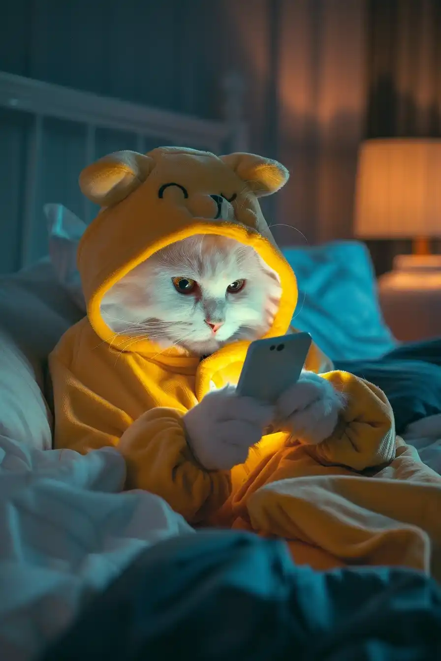 Realistic Cat in Onesie Midjourney提示词