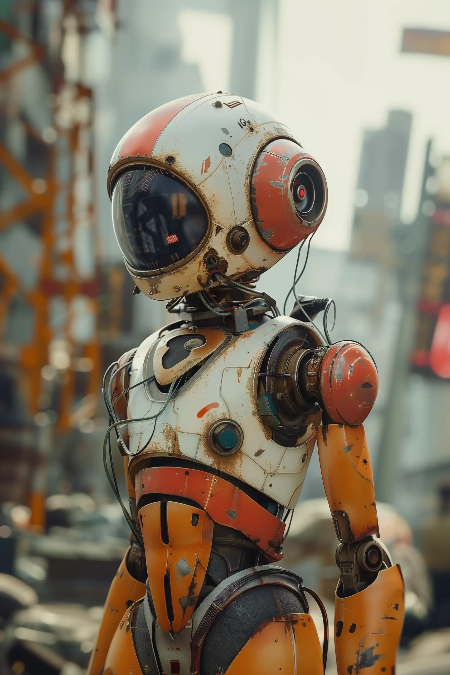Retrofuture Robot Stylized Movement Midjourney提示词