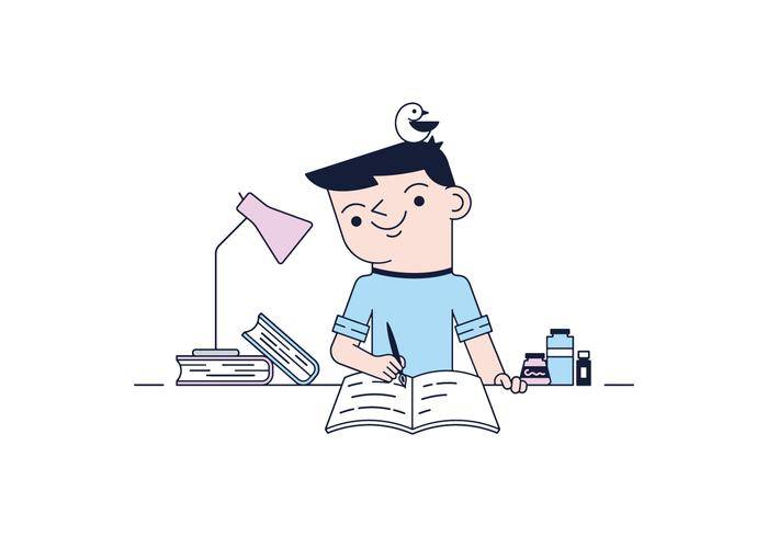 免费作家矢量
