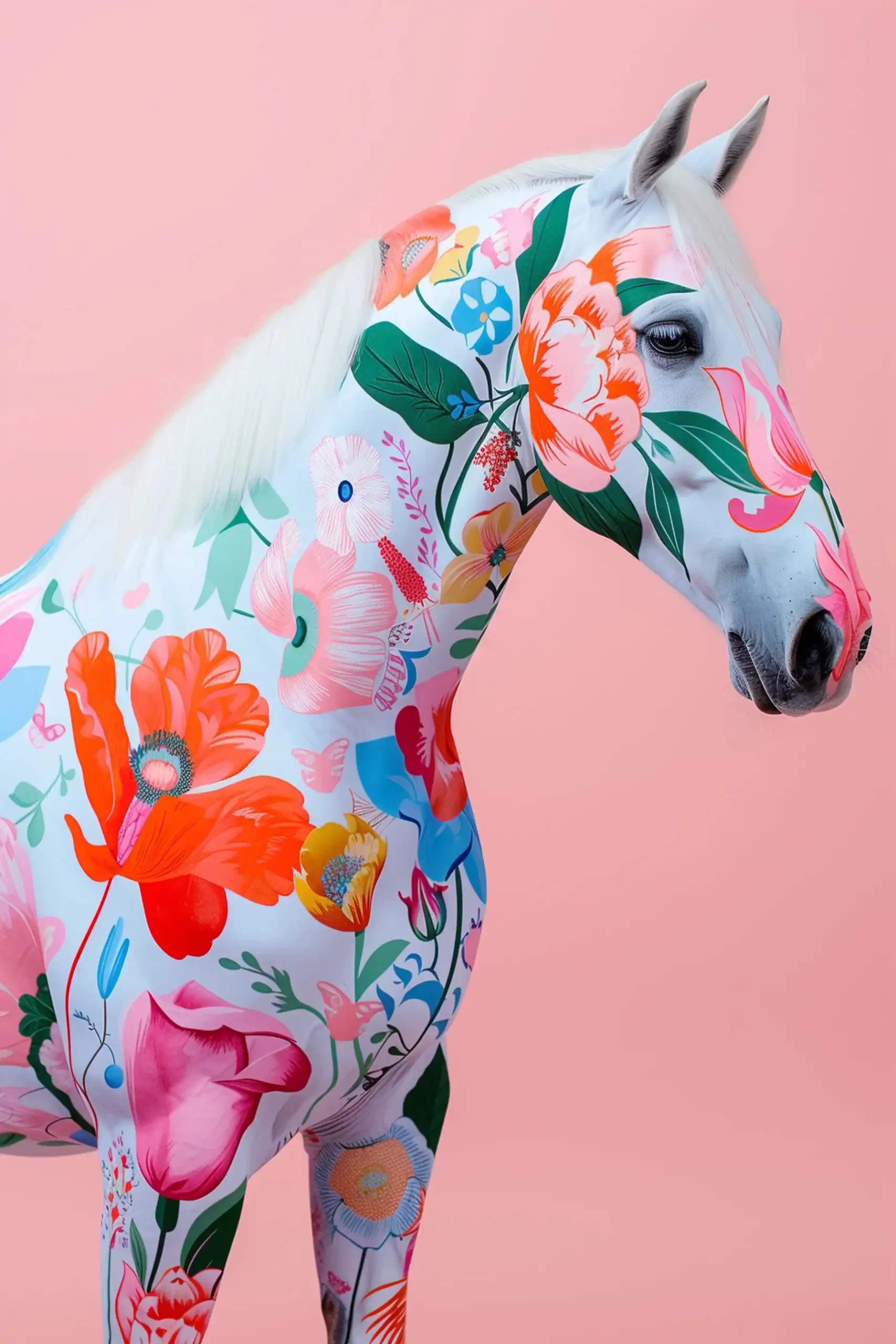 Floral Arabian Beauty Midjourney提示词