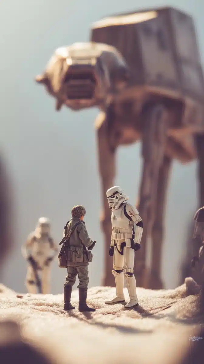 Photorealistic Star Wars Duel Midjourney提示词