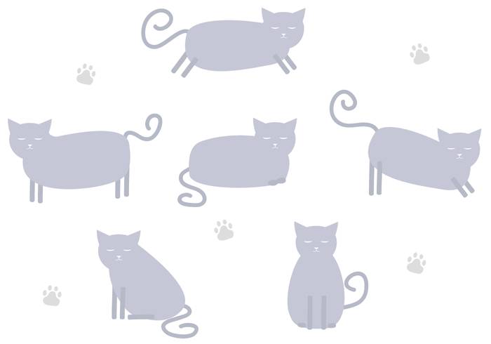 免费的猫矢量