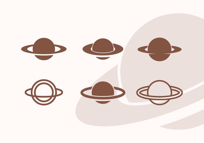 土星矢量图标包第2卷