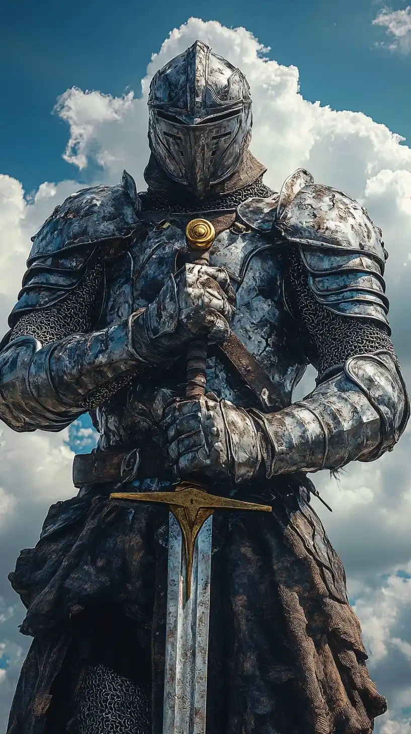 Fantasy Knight Concept Art Midjourney提示词