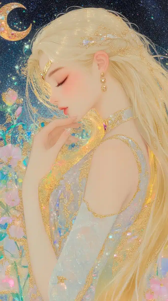 Sailor Moon Evening Gown Midjourney提示词