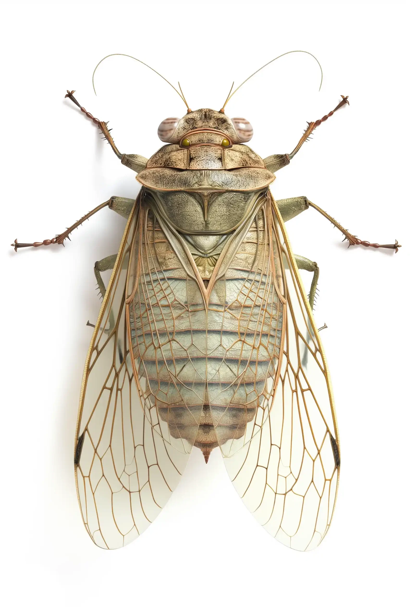 Cicada in Bryce Realism Midjourney提示词