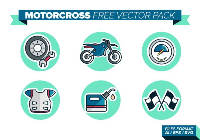 MotoCross免费矢量包
