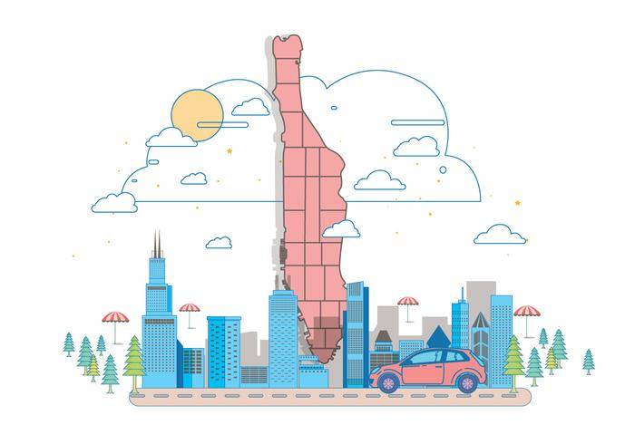 曼哈顿地图2向量