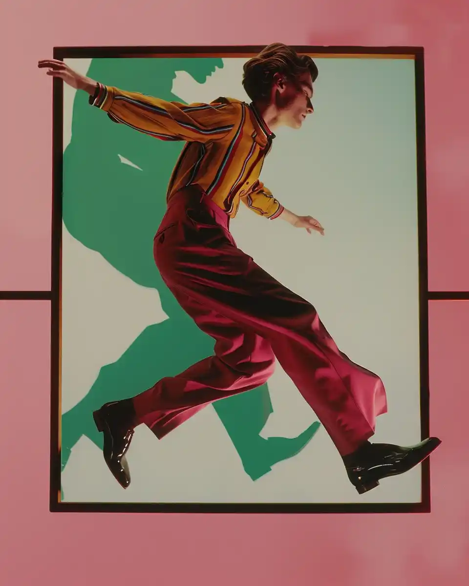 Surreal Dance in Square Midjourney提示词