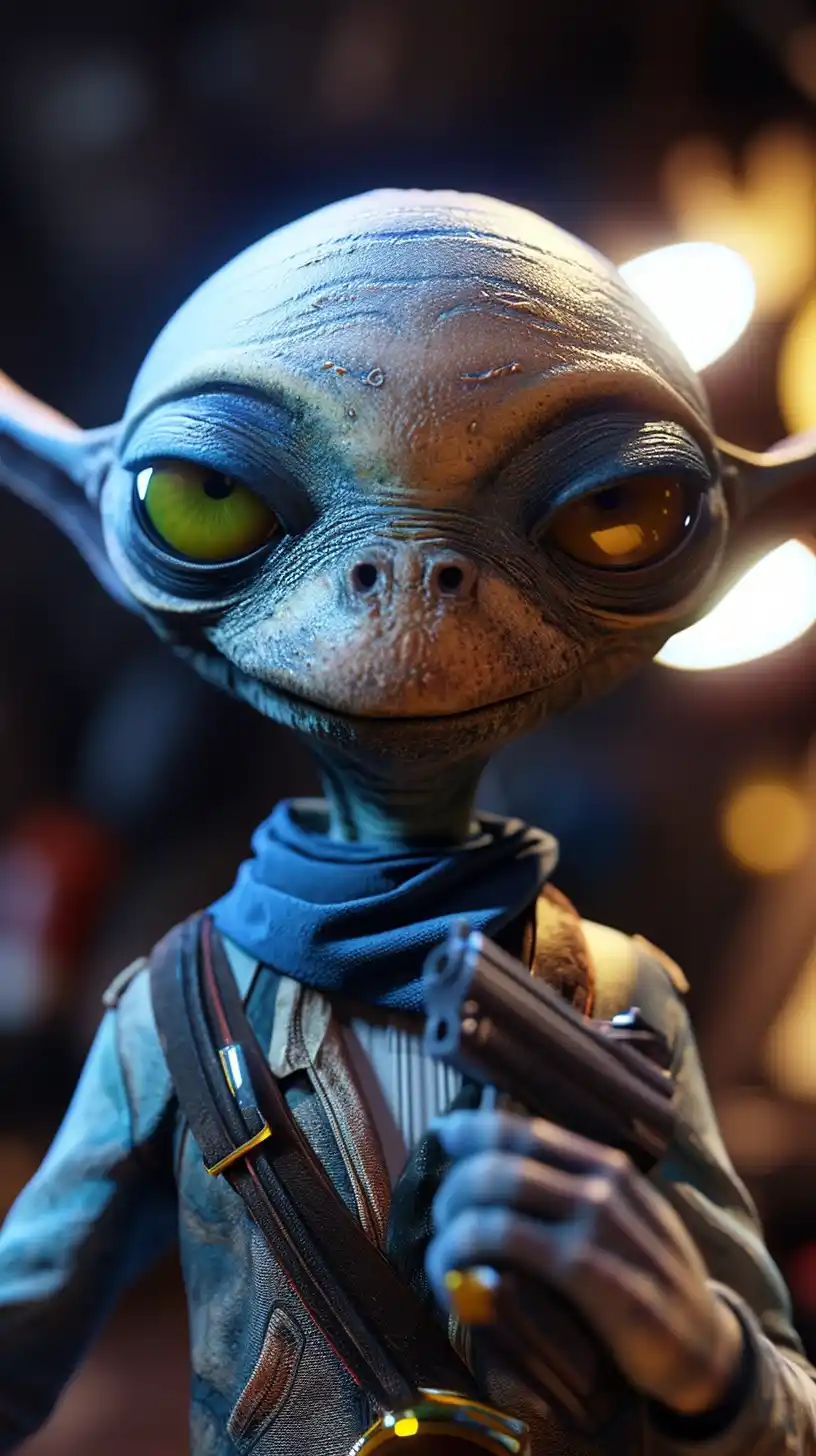 Avatar Alien Milkman Midjourney提示词