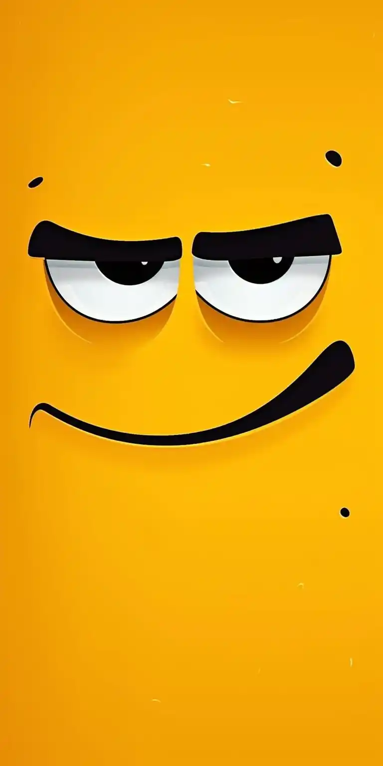 Graphic Emoji on Yellow Midjourney提示词