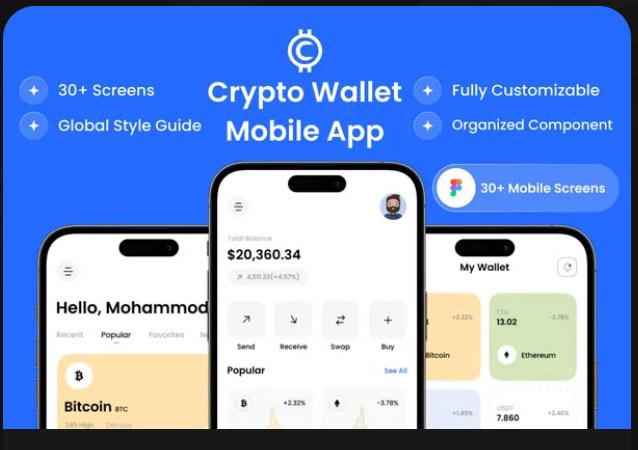 Crypro - Crypto Wallet App UI Kit