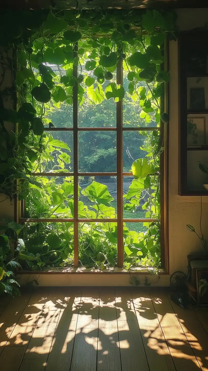 Cozy Home with Goya Vines Midjourney提示词