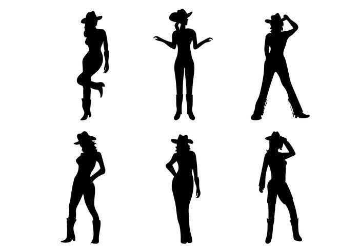 牛女孩矢量