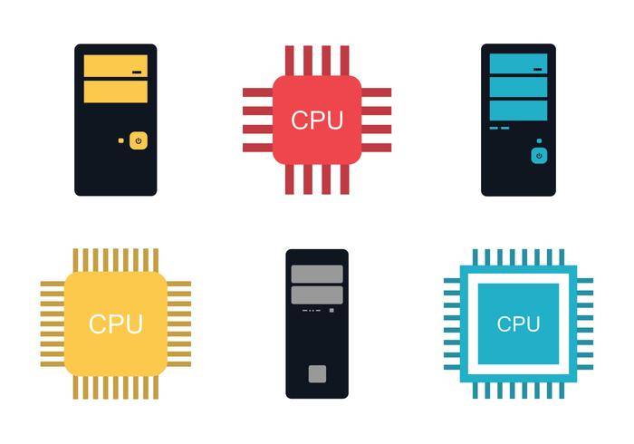 免费的CPU矢量图